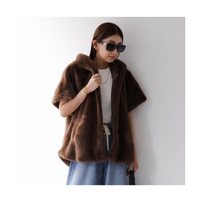 モニーレ MONILE MONiLE ファーベスト 040237 フェイクファー フード （0032/ブラウン） 19,008円