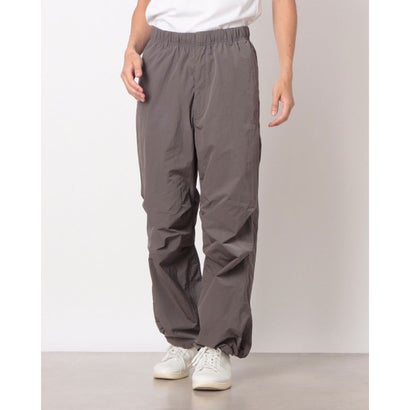アディダス adidas メンズ ライフスタイルロングパンツ オーバーサイズフィット ウーブン フル レングス パラシュート パンツ アルペン KE7501 （チャコール）