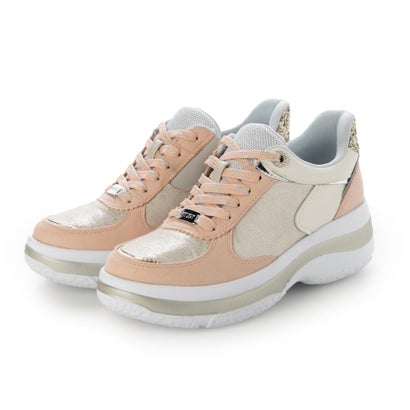 フィットジョイ FITJOY スルット・フィットジョイ 厚底6eyeletスニーカー （PINK）