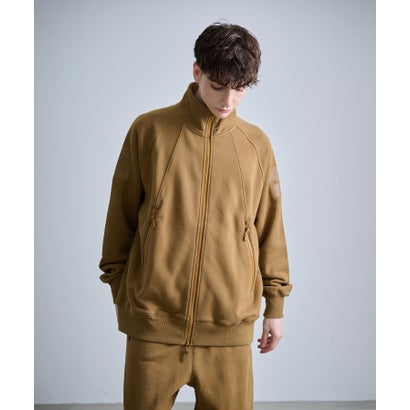 フルーツオブザルーム FRUIT OF THE LOOM FTL×WILDTHINGS HAPPY SWEAT JACKET / ワイルドシングス / コラボ / スエット / ブルゾン / セットアップ (ベージュ)|LOCOMALL(ロコンド公式ストア)