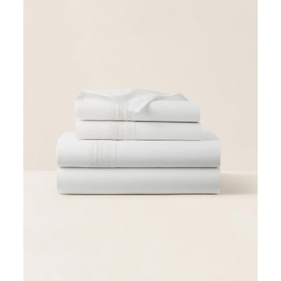 ラルフ ローレン ホーム RALPH LAUREN HOME MIRIAH ボックスシーツ/クイーンサイズ （100ホワイト）