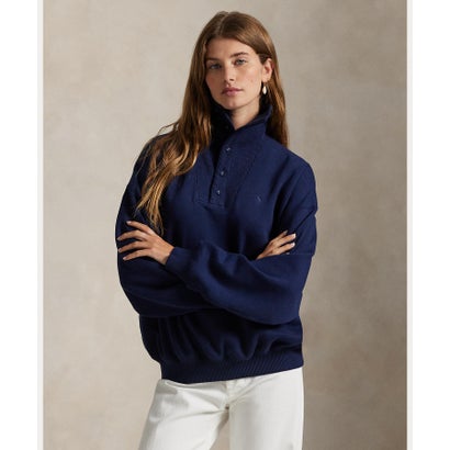 ポロ ラルフ ローレン POLO RALPH LAUREN リブトリム モックネック プルオーバー （410ネイビー）｜LOCOMALL（ロコンド公式ストア）