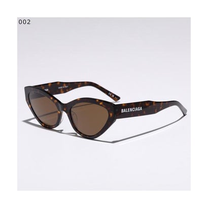バレンシアガ BALENCIAGA BALENCIAGA サングラス BB0306S キャットアイ型 （002/HAVANA-BROWN）