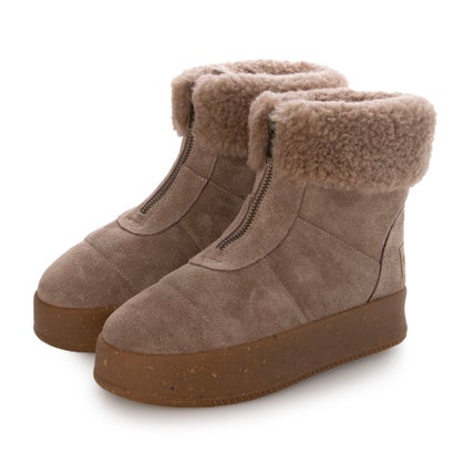 ミネトンカ MINNETONKA 【今季限定／再入荷なし】フロントジップボアブーツ 25m04-gg （GREIGE）