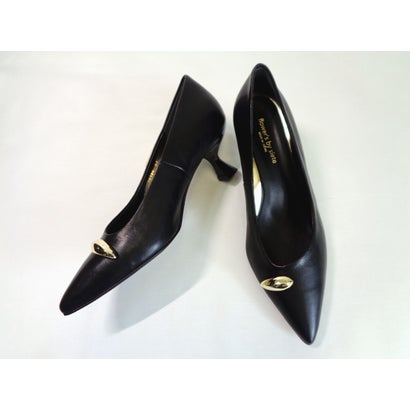 フラワーズ バイ シエテ flower's by siete ドロップメタル付き ポインテッドトゥ パンプス55 （BLK）｜LOCOMALL（ロコンド公式ストア） 14,630円