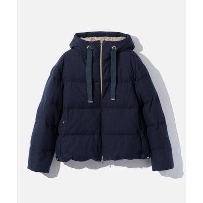 地獄ノ HERNO 地獄ノ HERNO KNIT DOWN LONG VEST  PI001973D 38117R 落ちこむ上衣 レディース アウター ネイビーブルー フェロ 40 42 44 （ネイビーブルー）