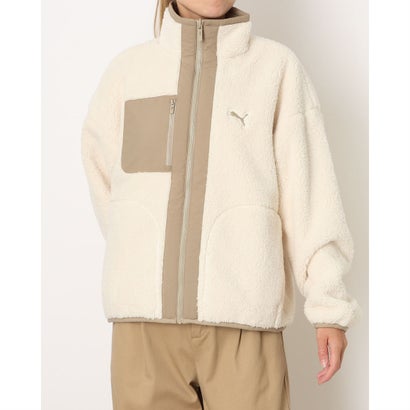 プーマ PUMA レディース フリースジャケット リバーシブル ハイブリッド シェルパ JKT 691089 （Alpine Snow）