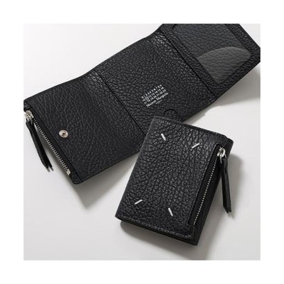 棲み家 マルジェラ MAISON MARGIELA MAISON MARGIELA 札入れ PHOTO TRIFOLD WALLET SA2UI0012 P4455 （T8013/黒いこと）