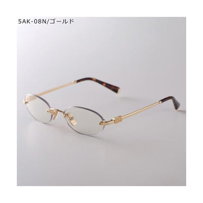 ミュウミュウ Miu Miu MIUMIU サングラス SMU A54 オーバル型 リムレス （5AK-08N/ゴールド） 45,877円