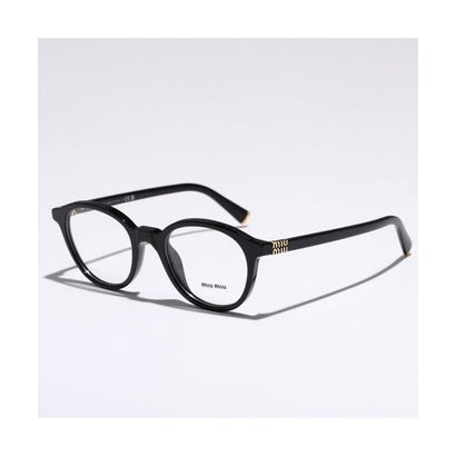 ミュウミュウ Miu Miu MIUMIU メガネ VMU 02W ボストン型 (16K-1O1/BLACK/ブラック)