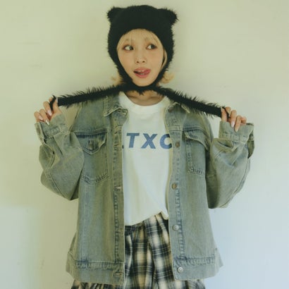 ラブトキシック Lovetoxic ルーズGジャン （サックス） 4,274円