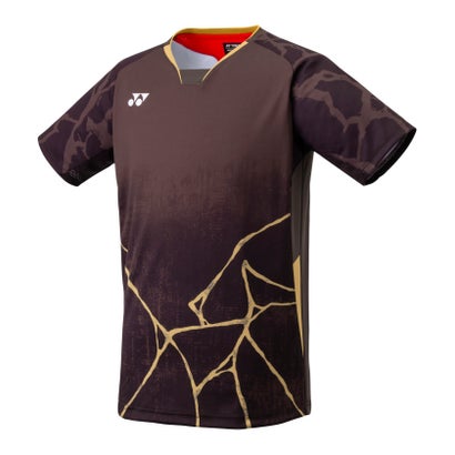 ヨネックス YONEX ヨネックス YONEX 庭球 メンズゲームシャツ   相応う表現スタイル   10730 （015 赤銅色） メンズウェア-スポーツ・アウトドア-ゴルフ
