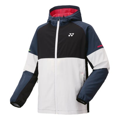 ヨネックス YONEX ヨネックス YONEX 庭球 ユニ裏地付ウォームアップパーカー  52016 （011 白いこと）