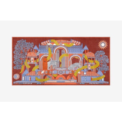 イヌイエディションズ INOUI EDITIONS 【定め事取りまわし店】SCARF 100 NICOLAS 01608 （Automne / Autumn）