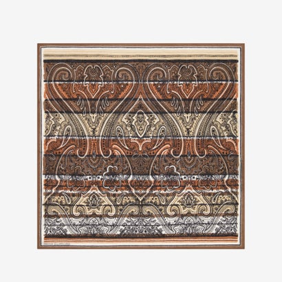 イヌイエディションズ INOUI EDITIONS 【正規取扱店】SQUARE 70 PAISLEY 02608 （Marron/Brown） 12,431円
