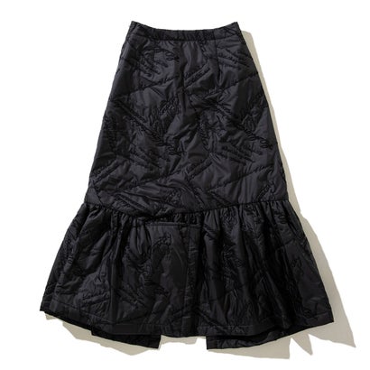 ナオキトミヅカ naokitomizuka キルティング スコート（Quilting skirt） （black）