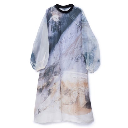 ノントーキョー NON TOKYO ダイレクトプリントシアーワンピース（DIRECT PRINT SHEER ONE-PIECE ） （MOUNTAIN）