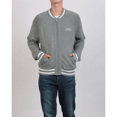 ゲス GUESS UNI L/Slv Zip-Up Cardigan Sweater （MGY）