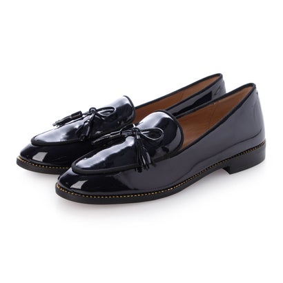 インターショシュール INTER-CHAUSSURES タッセルリボンエナメルモカシューズ （ネイビーエナメル） 14,170円