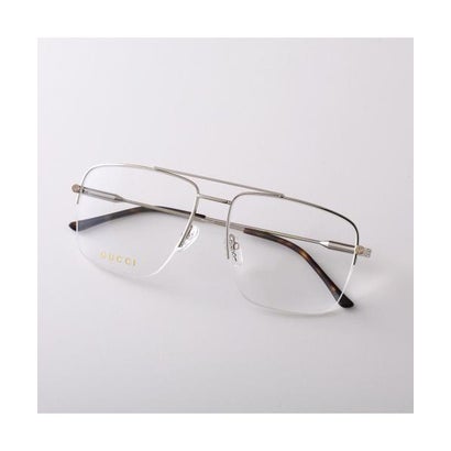 グッチ GUCCI GUCCI メガネ GG1415O ティアドロップ型 メタル (002/シルバー)|LOCOMALL(ロコンド公式ストア)