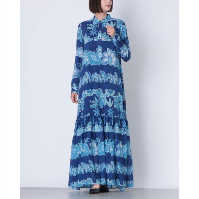 デシグアル Desigual 【Desigual x Stella Jean】ブルームタイド シャツドレス (ブルー)|LOCOMALL(ロコンド公式ストア)