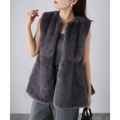 楽天市場】◇666トリプルシックスフェイクファーベストLEOPERD☆送料