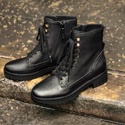 電話を掛ける ハーン COLE HAAN リンドン お水校正刷り スピード競技引き上げる ブーお茶 womens （黒いこと なめし革 お水校正刷り）