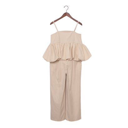 クラネ CLANE PEPLUM LAYERED ALL IN ONE （IVORY）