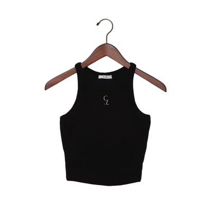 クラネ CLANE LOGO SLIM TANK TOPS （BLACK）