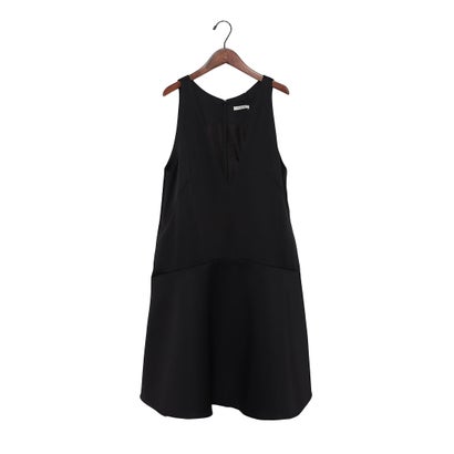 クラネ CLANE BONDED JUMPER SKIRT （BLACK）