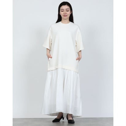 マノフ MANOF DOUBLE KNIT DOCKING ONE PIECE (IVORY)