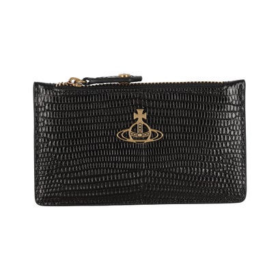 ヴィヴィアン ウエストウッド Vivienne Westwood LIZARD EMBOSSED LEATHER （BLACK）