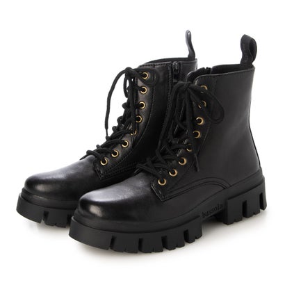 bussola ブソラ CORVARA   ボリュームソールレースアップブーツ（SHEEP MORBIDA BLACK）