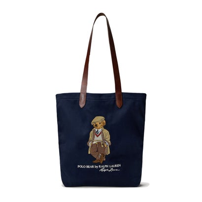 ポロ ラルフ 置き目レン POLO RALPH LAUREN ポロ ベア ショッパー トート（POLO BEAR SHOPPER TOTE） （NEWPORT NAVY）