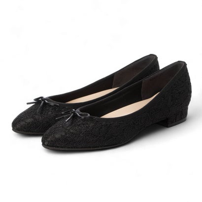 メルモ MELMO リボンモチーフカッターパンプス （Bキジ）