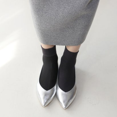 フィン Fin Vカットフラットシューズ【低反発スポンジ入り】 （シルバー）