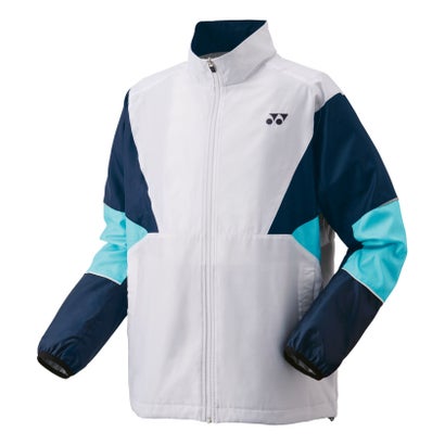 ヨネックス YONEX ヨネックス YONEX テニス ユニ裏地付ウィンドウォーマーシャツ 70105 （551 ホワイト/ミント）