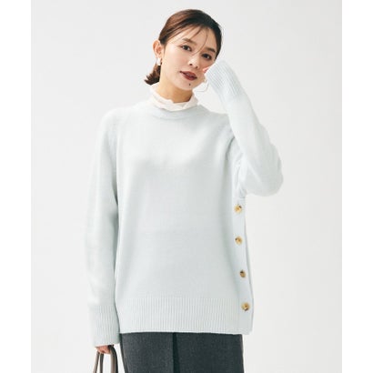 アンタイトル UNTITLED ウールカシミヤ クルーネックニット （サックスブルー(090)）｜LOCOMALL（ロコンド公式ストア） 11,485円