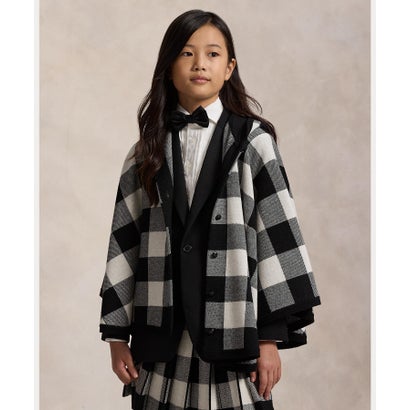 楽天市場】【RALPH LAUREN プラッド ウール ポンチョ チェック 18-24M