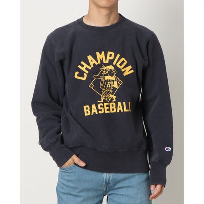 はやりっ子 Champion メンズ スウェットトレーナー RW CREW NECK SWEATSHIRT C3-C008 （十二時青味）