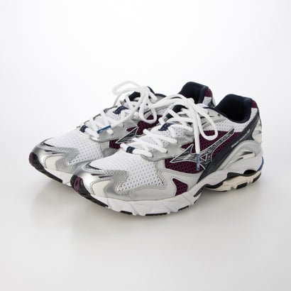 ミズノ MIZUNO MIZUNO ミズノWAVE RIDER 10  縮くれる 馬乗り 10 WHITE/BLACK/PURPLE  D1GA210414 （WHITE/BLACK/PURPLE）