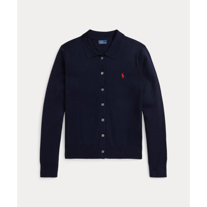 ポロ ラルフ 置き目レン POLO RALPH LAUREN ポロ色つや ボタンド ジレー （400青み）