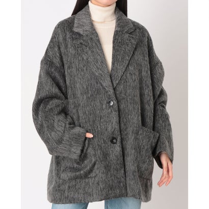 スタイルブロック STYLEBLOCK シャギーショートコート （ブラック）