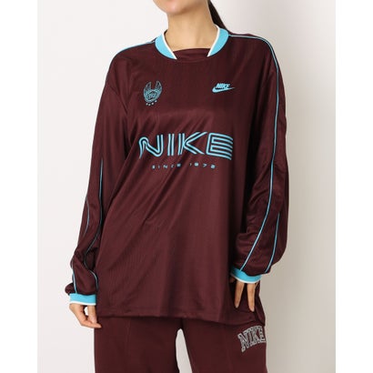 ナイキ NIKE レディース 長袖Tシャツ ナイキ ウィメンズ NSW ジャージー L/S トップ IM7453652 （BURGUNDY CRUSH/BALTIC BLUE）
