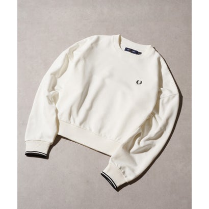 フレッドペリー FRED PERRY 【日本正規品】TIPPED SWEATSHIRT G1148 （ホワイト）｜LOCOMALL（ロコンド公式ストア）