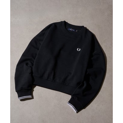 フレッドペリー FRED PERRY 【日本正規品】TIPPED SWEATSHIRT G1148 （ブラック）｜LOCOMALL（ロコンド公式ストア）