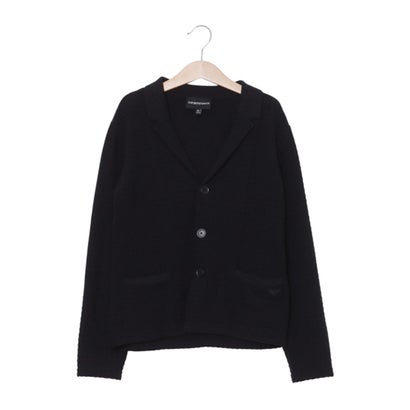 エン急性灰白髄炎 アルマーニ EMPORIO ARMANI 編み物_ジレー （黒いこと）