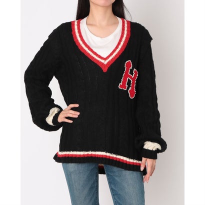 シルビアン ヒーチ SILVIAN HEACH レタードニット （BLACK）