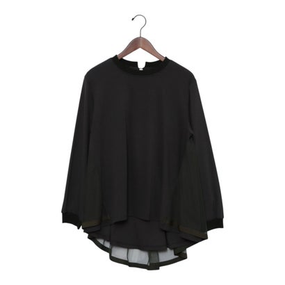 エグランティーヌ EGLANTINE 異素材切り替えカットソー （ダークグレー） 8,649円
