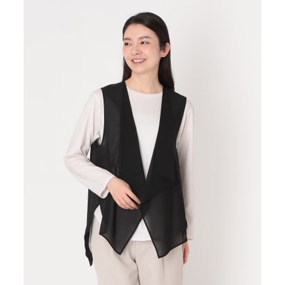 レリアン Leilian ドレープジレ （ブラック） 17,899円